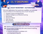 Faculty Recruitment 2026 in CS/IT Disciplines at Kakatiya Institute of Technology & Science, Warangal