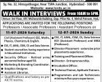 Faculty Recruitment 2026 at Lords Institute of Engineering and Technology, Hyderabad – Walk-in Interview