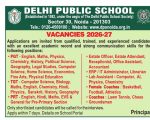 Delhi Public School, Noida – Teaching Vacancies 2026-27