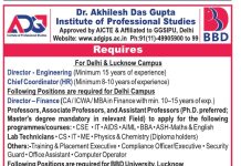 Dr. Akhilesh Das Gupta Institute Delhi Faculty Recruitment 2026 Dr. Akhilesh Das Gupta Institute Delhi Faculty Recruitment 2026