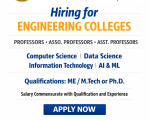 Nehru Group of Institutions (Engineering) Faculty Recruitment 2026, Coimbatore