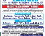 Fairfield Institute of Management & Technology, New Delhi – Faculty Recruitment 2026