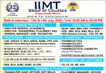 Faculty Recruitment at IIMT Group of Colleges, Greater Noida