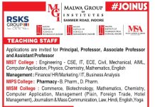 Malwa Group of Institutions Recruitment 2026 – Faculty Recruitment, Indore Malwa Group of Institutions Recruitment 2026 – Faculty Recruitment, Indore