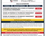 SVKM’s NMIMS Faculty Recruitment, Mumbai – Walk-In Interview for Professor, Associate Professor & Assistant Professor Posts