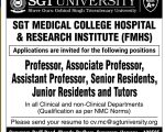 SGT University, Gurugram Faculty Recruitment 2026 – Professor, Associate Professor and Assistant Professor Vacancy SGT University, Gurugram Faculty Recruitment 2026 – Professor, Associate Professor and Assistant Professor Vacancy