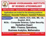 Faculty Recruitment at Swami Vivekananda Institute of Science and Technology, Kolkata 2026 Faculty Recruitment at Swami Vivekananda Institute of Science and Technology, Kolkata 2026