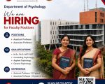 Assistant Professor – Psychology Jobs at B.S. Abdur Rahman Crescent Institute of Science & Technology, Chennai 2026