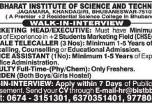 Job Vacancies at Bharat Institute of Science and Technology Job Vacancies at Bharat Institute of Science and Technology