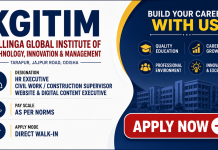 HR Executive, Civil Supervisor & Website Executive Recruitment at Kallinga Global Institute of Technology, Innovation & Management, Jajpur
