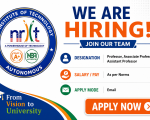Teaching Faculty Recruitment at NRI Institute of Technology, Guntur