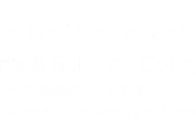 Faculty Vacancy at Prince Shri Venkateshwara Arts and Science College, Chennai 