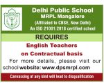 Delhi Public School MRPL, Mangalore English Teacher Recruitment Delhi Public School MRPL, Mangalore English Teacher Recruitment