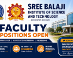 Assistant Professor Recruitment at Sree Balaji Institute of Science and Technology, Chengalpattu