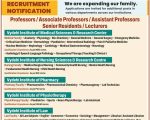 Vydehi Group of Institutions, Bengaluru Wanted Professors/ Associate Professors/ Assistant Professors/ Senior Residents