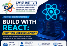 One Month Industry-Oriented Internship on “Build with React: Frontend Web Development”