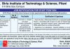 Non-Teaching Faculty Recruitment 2026 at BITS Pilani (Goa campus)