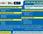 Faculty Appointments 2026 at Charusat Charotar University of Science and Technology, Changa