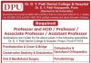 Dr. D.Y. Patil Dental College & Hospital, Pune Wanted Professor/ Associate Professor/ Assistant Professor