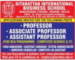 Gitarattan International Business School, Delhi Wanted Teaching Faculty