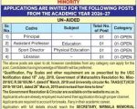 Nirmala Memorial Foundation College of Education, Mumbai wanted Teaching Faculty