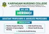 Assistant Professor & Associate Professor Recruitment at Karpagam Nursing College, Coimbatore
