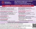 Ramaiah University of Applied Sciences, Bengaluru Wanted Professor/ Associate Professor/ Assistant Professor