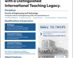 Assistant Professor Recruitment at SRM Institute of Science and Technology, Chengalpattu