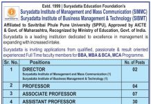 Suryadatta Institute of Management & Mass Communication, Suryadatta Institute of Business Management & Technology, Pune wanted Teaching Faculty