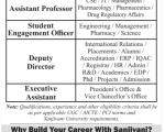 Faculty and Leadership Jobs 2026 at Sanjivani University, Kopargaon