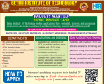 Technical Faculty Jobs 2026 at Sethu Institute of Technology, Virudhunagar