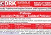 Computer Science Faculty Jobs 2026 at DRK Institute of Science and Technology