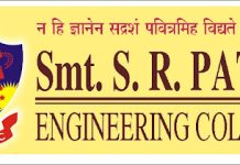 Assistant Professor Recruitment 2026 at Smt. S. R. Patel Engineering College, Unjha