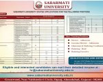 Sabarmati University, Ahmedabad – Teaching and Non-Teaching Faculty Recruitment